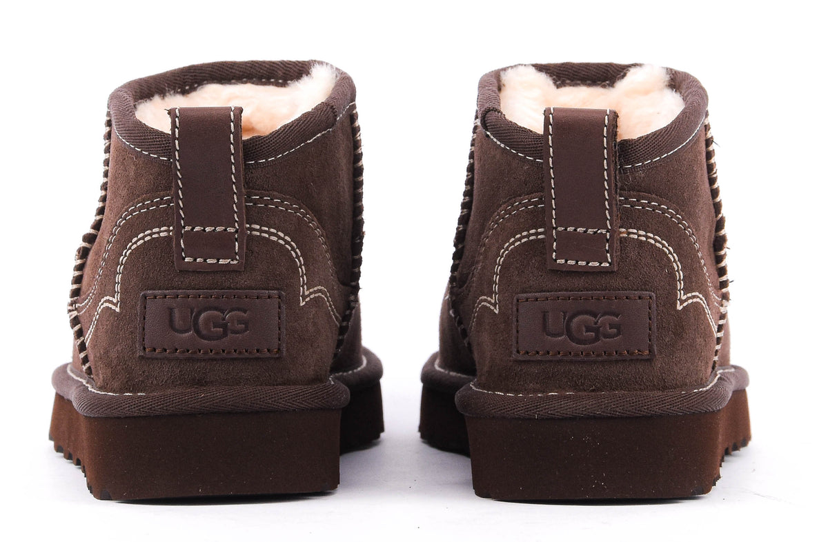 UGG CLASSIC ULTRA MINI WESTERN BURNT CEDAR