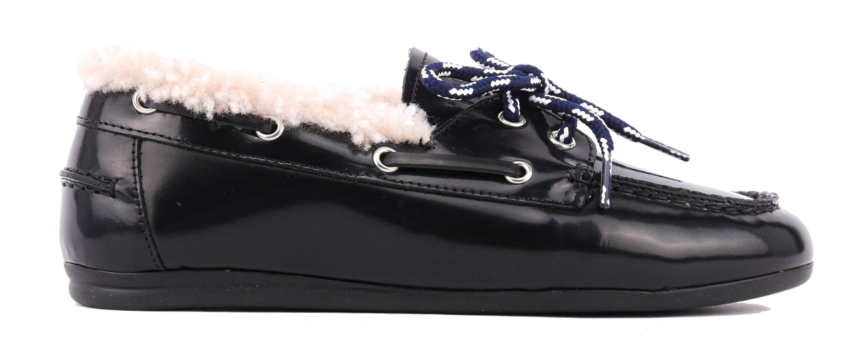 TORAL BOAT SHOE HIGHSHINE DARK BLUE