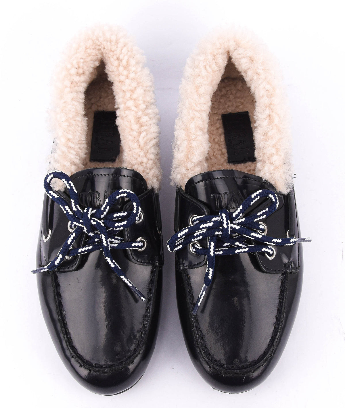 TORAL BOAT SHOE HIGHSHINE DARK BLUE