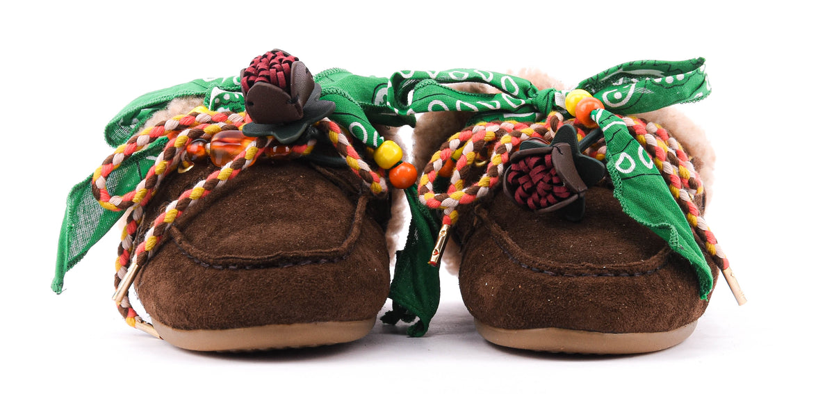 TORAL BLANCHE PERSONAL MULE BROWN SUEDE