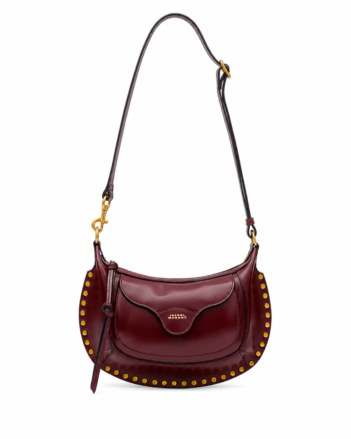 ISABEL MARANT OSKAN MOON POCKET BURGUNDY