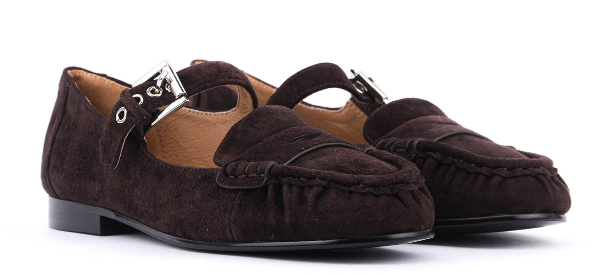 BIBI LOU AMARIS LOAFER DARK BROWN