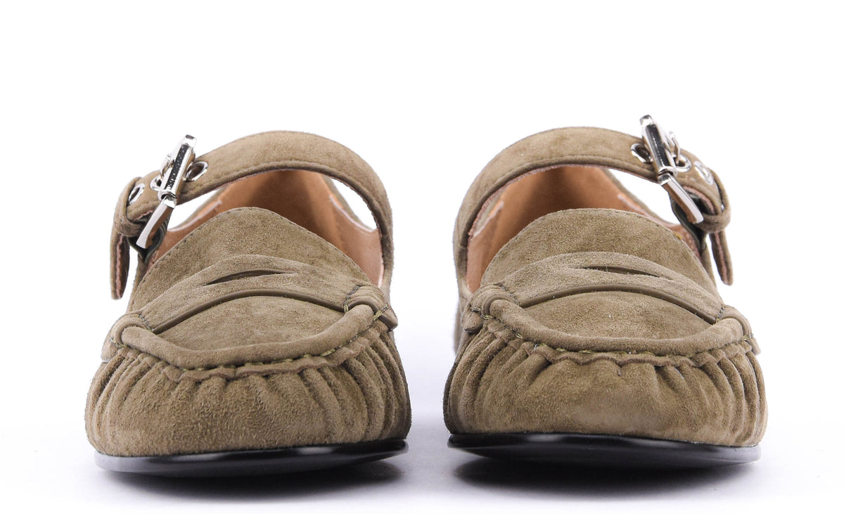 BIBI LOU AMARIS LOAFER OLIVE GREEN