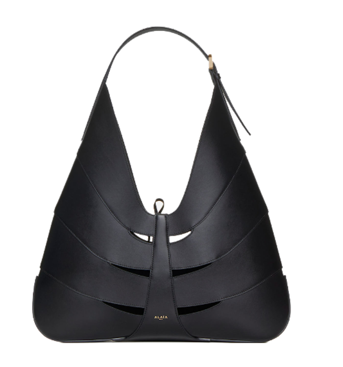 ALAIA DELTA HOBO BLACK