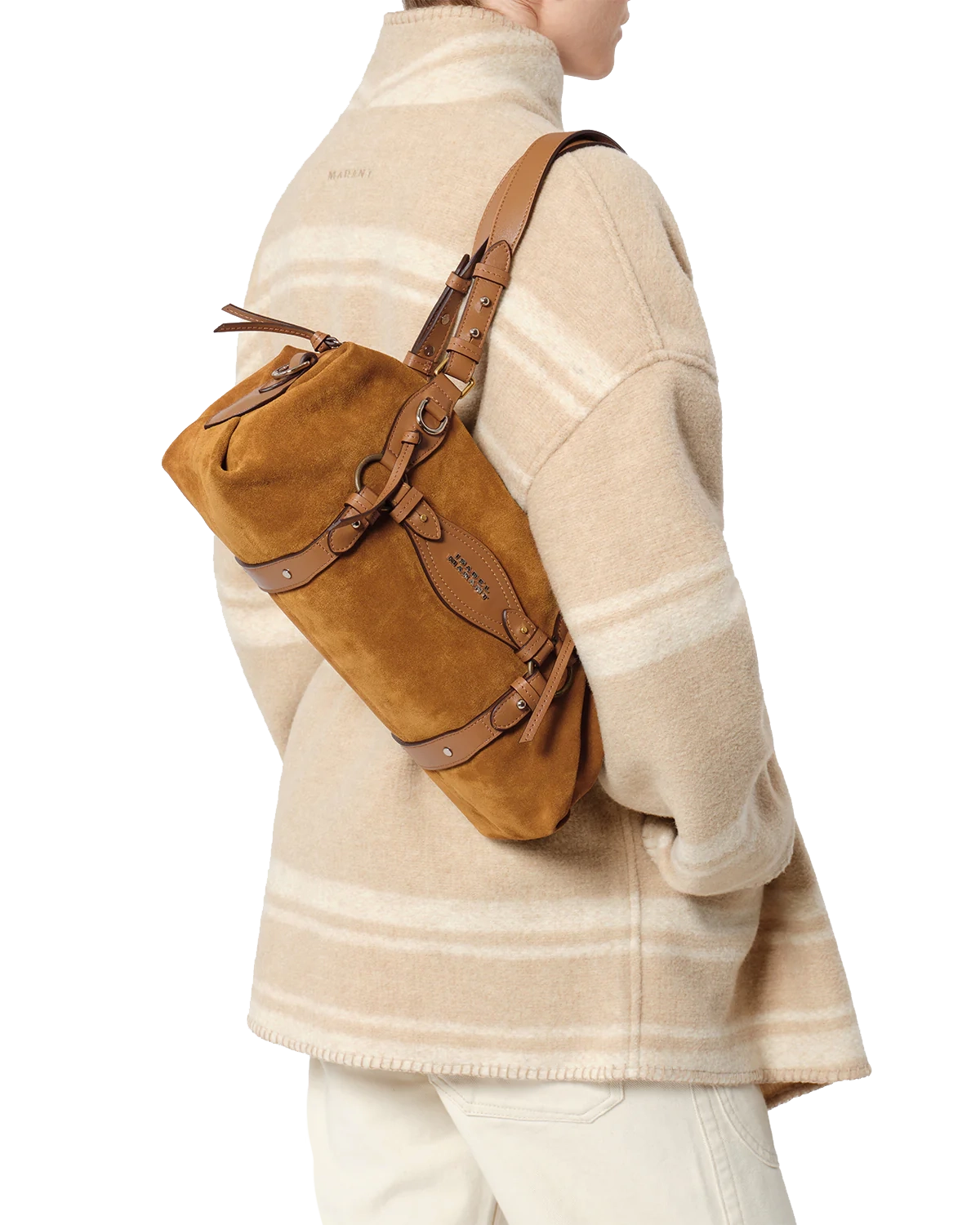 ISABEL MARANT TILPA MINI COGNAC
