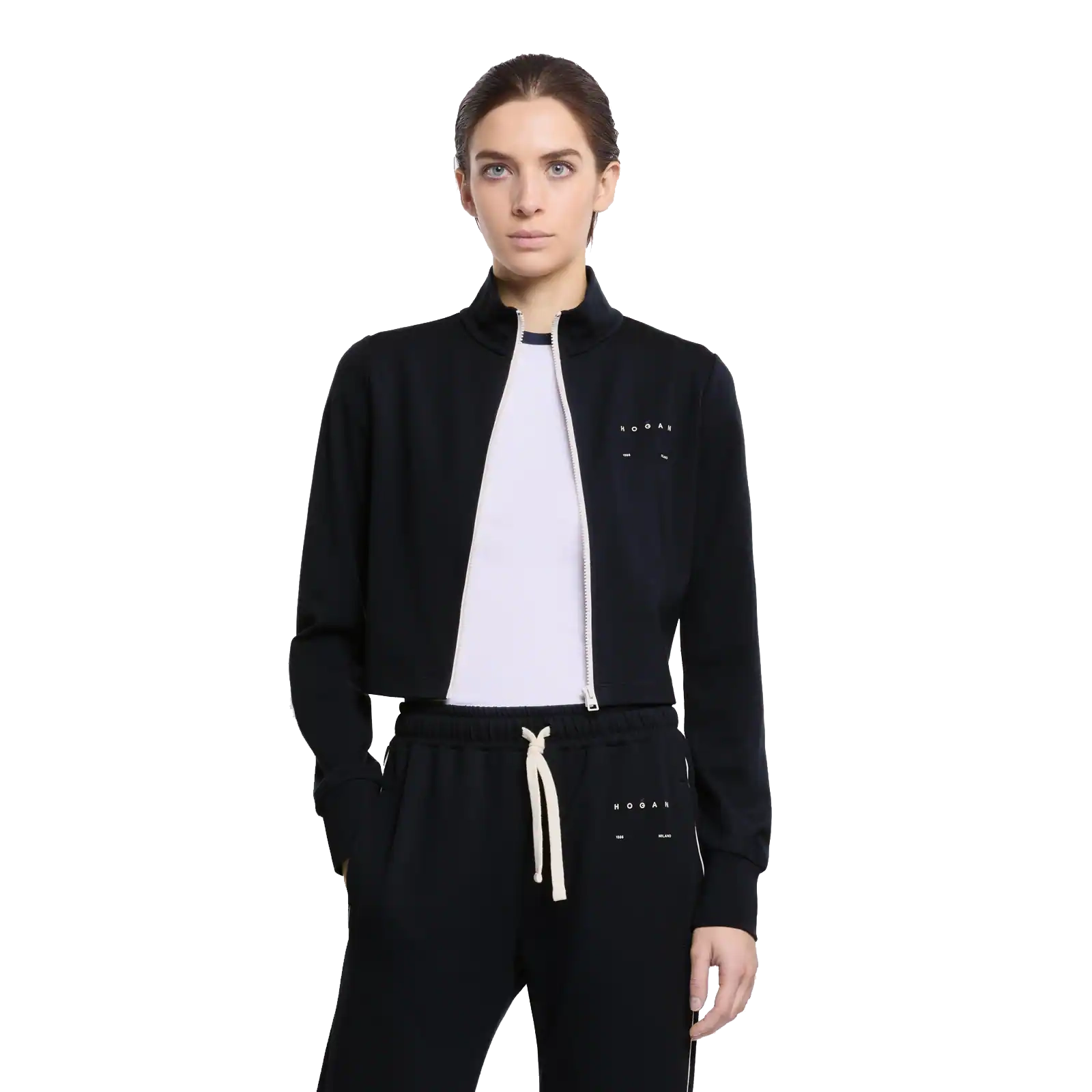 HOGAN MILANO ZIP SWEATSHIRT