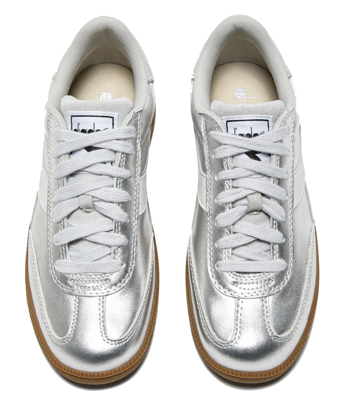 DIADORA TRAINER METALLIC SILVER