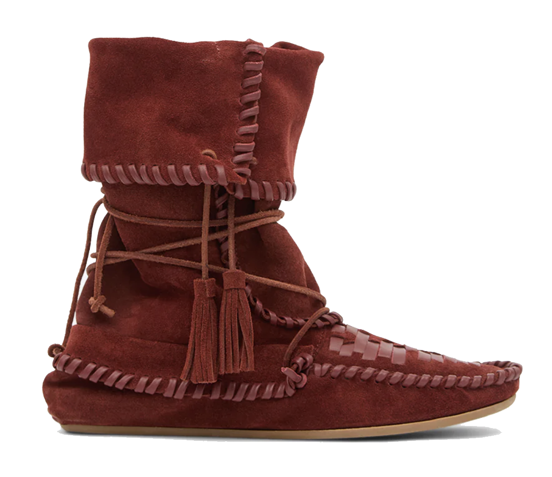 ISABEL MARANT WINKI BOOT BURGUNDY