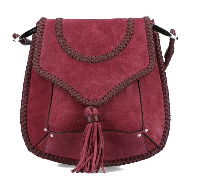 ISABEL MARANT ANAHI SHOULDER BAG RASPBERRY