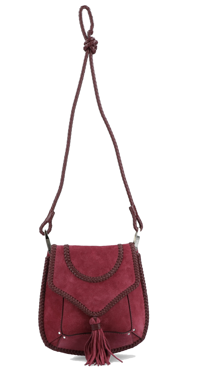 ISABEL MARANT ANAHI SHOULDER BAG RASPBERRY