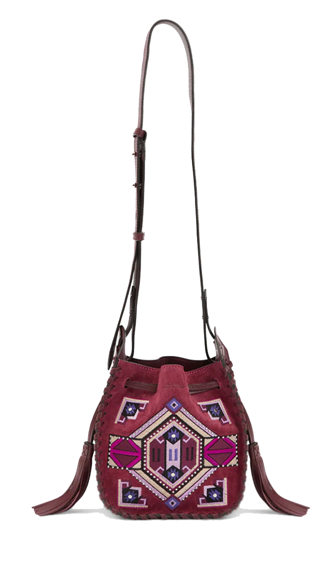 ISABEL MARANT SILAO MINI BAG RASPBERRY