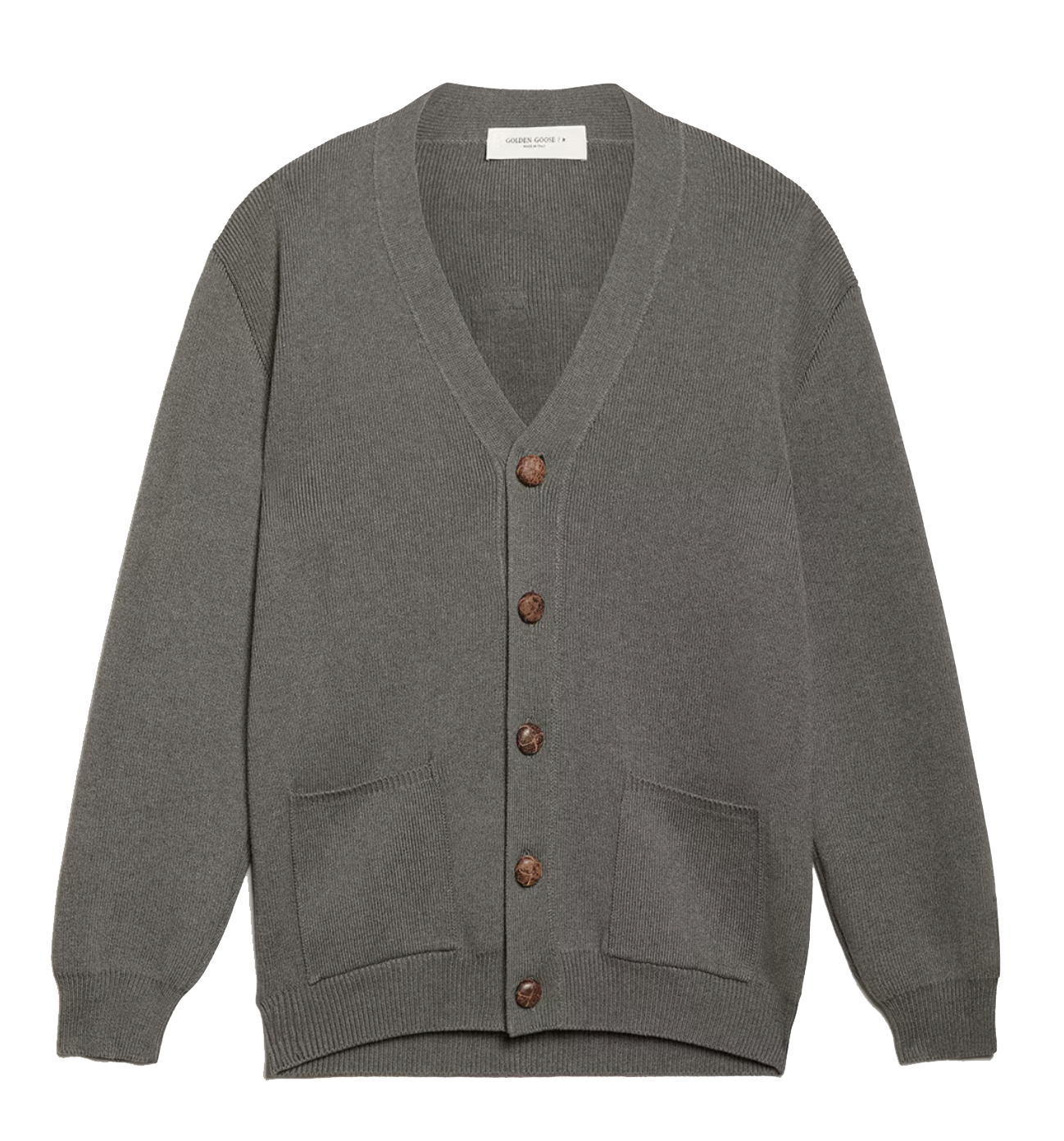 GOLDEN GOOSE CARDIGAN GREY