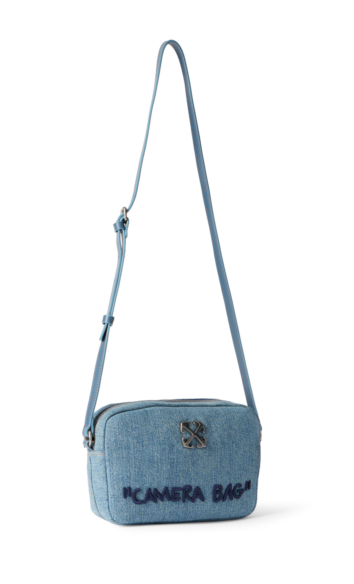 OFF WHITE JITNEY CAMERA DENIM BAG
