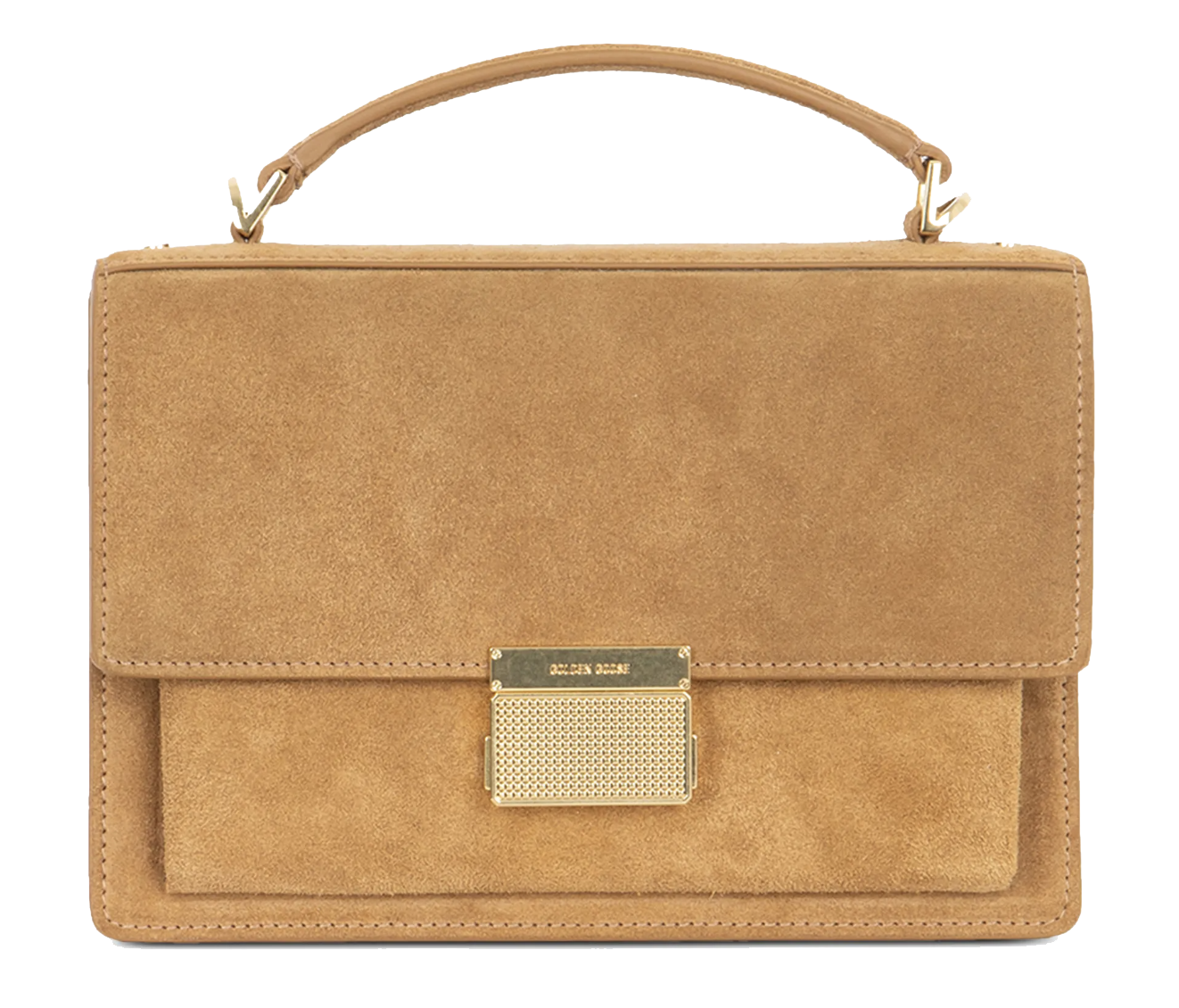 GOLDEN GOOSE VENEZIA BAG CAMEL SUEDE