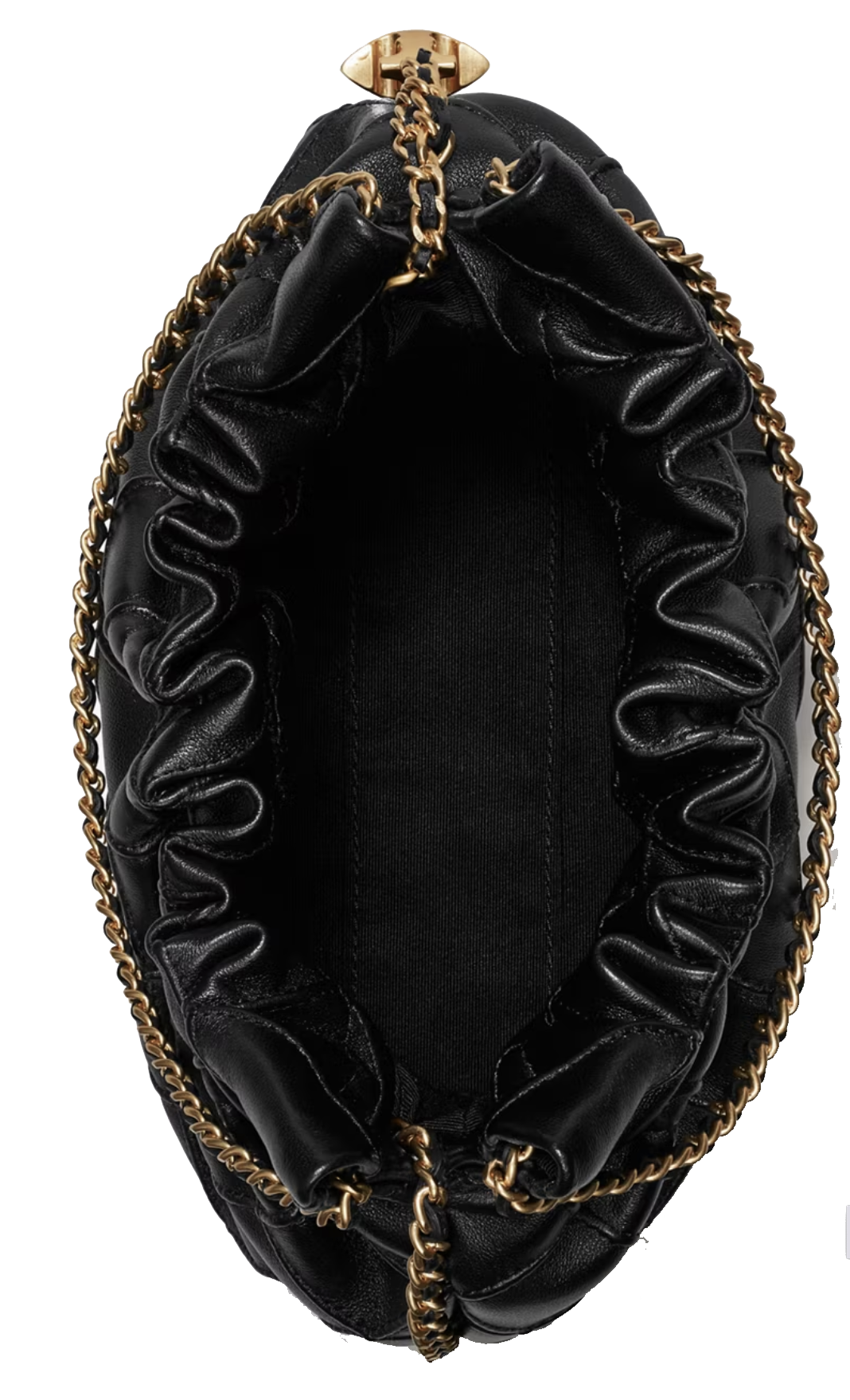 TORY BURCH FLEMING MINI HOBO BLACK
