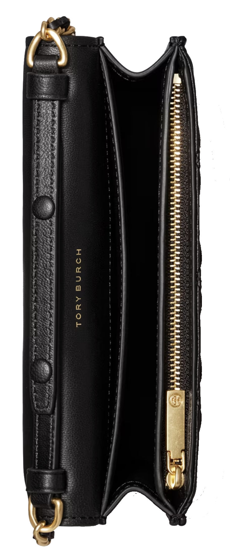 TORY BURCH FLEMING CHAINWALLET BLACK