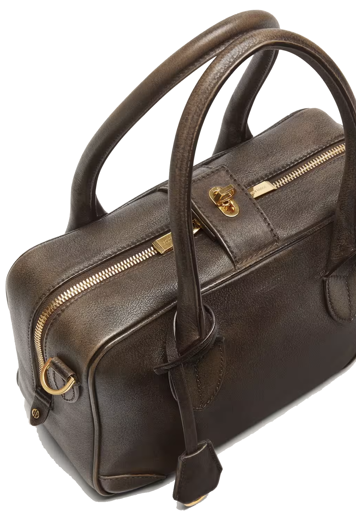 GOLDEN GOOSE VITA BAG VINTAGE BROWN