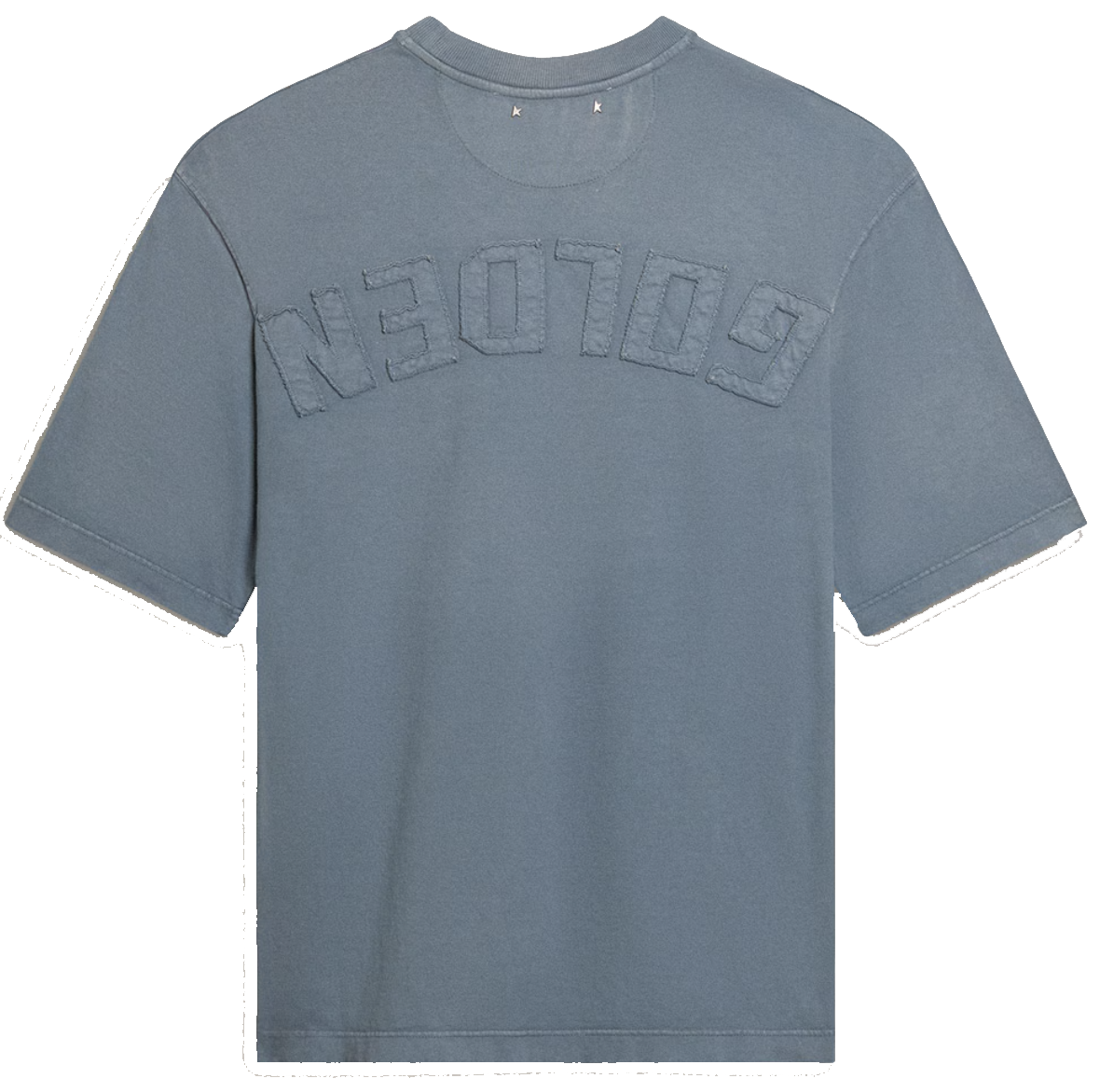 GOLDEN GOOSE 'GOLDEN' T-SHIRT BLUE