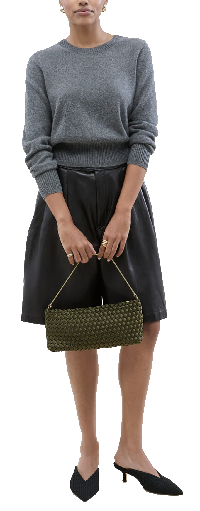 NAGHEDI GALA MEDIUM CLUTCH PERIDOT