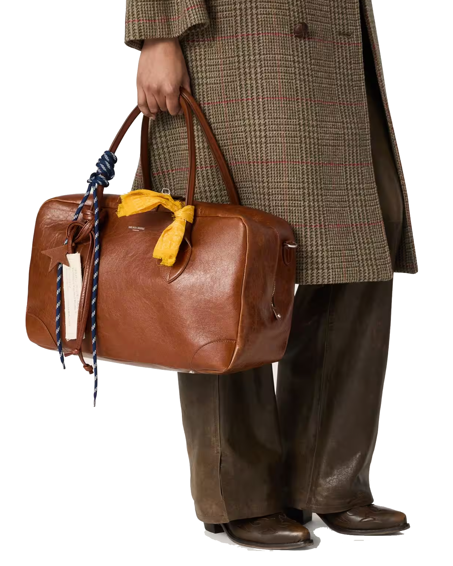 GOLDEN GOOSE VITA MEDIUM BAG LIGHT BROWN