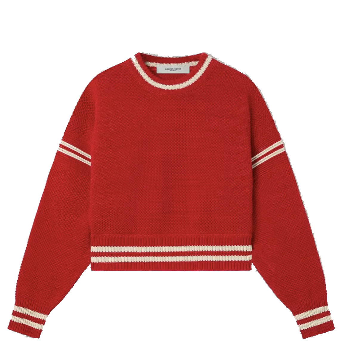 GOLDEN GOOSE BOXY SWEATER RED