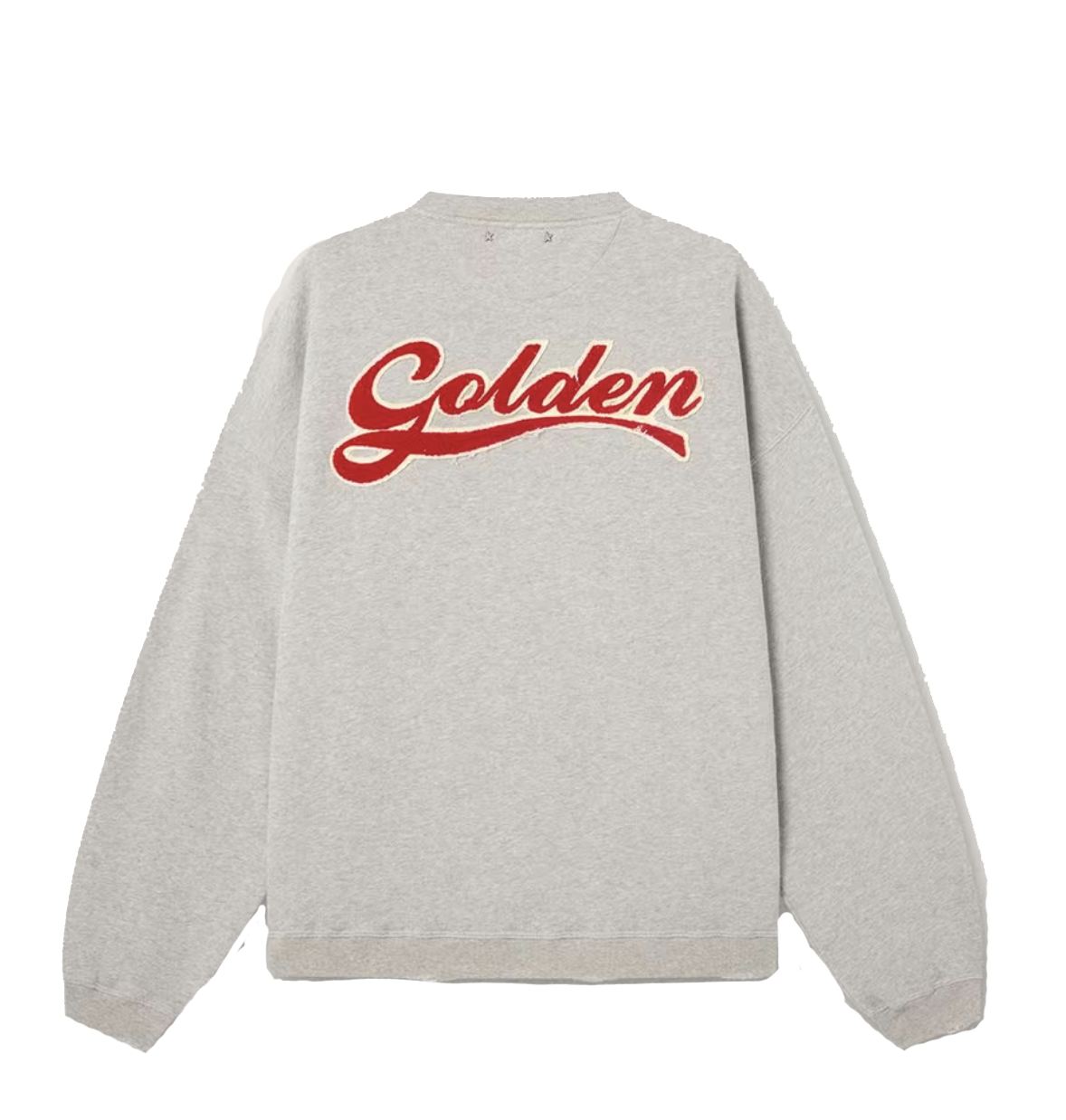 GOLDEN GOOSE SWEATSHIRT CREWNECK GREY