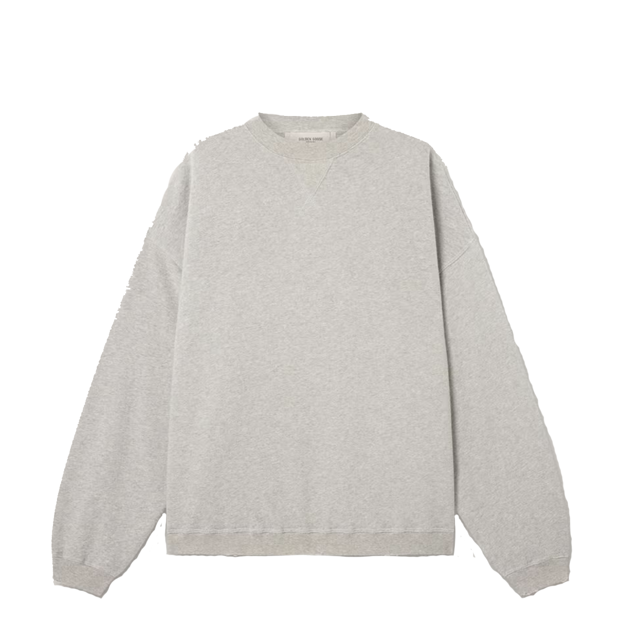 GOLDEN GOOSE SWEATSHIRT CREWNECK GREY