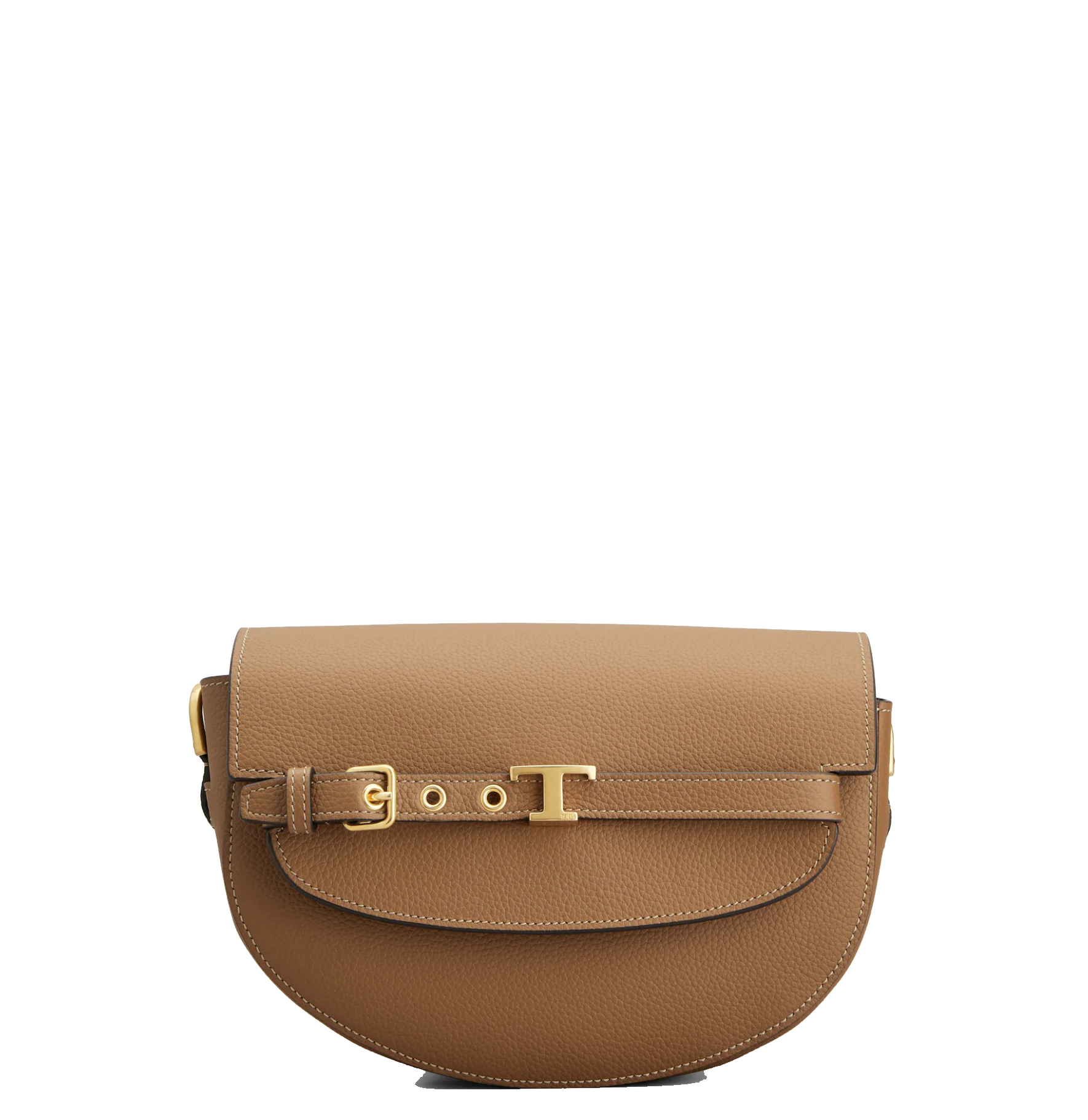 TOD'S T-SIGNATURE CROSSBODY MINI LIGHT BROWN