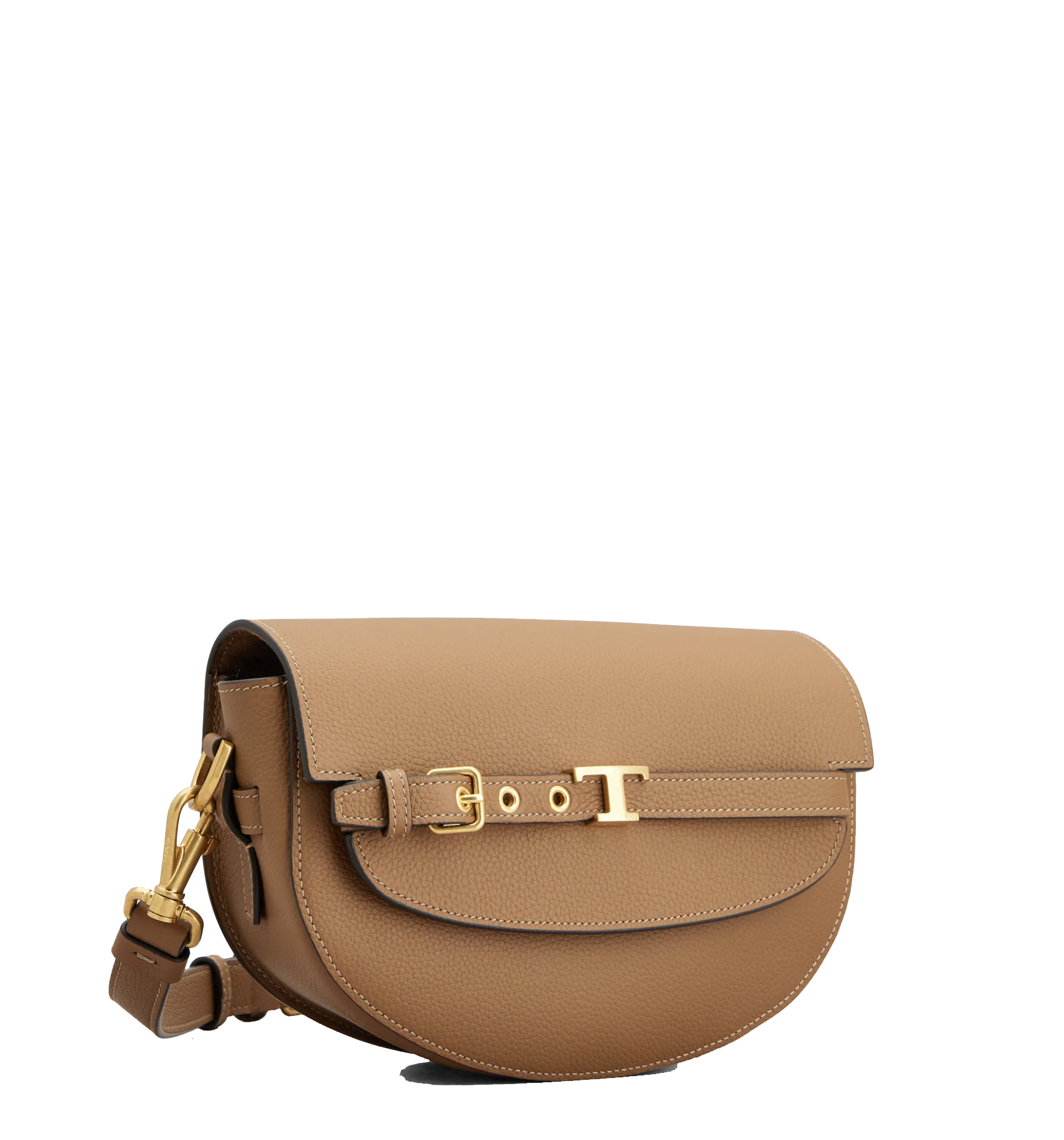 TOD'S T-SIGNATURE CROSSBODY MINI LIGHT BROWN