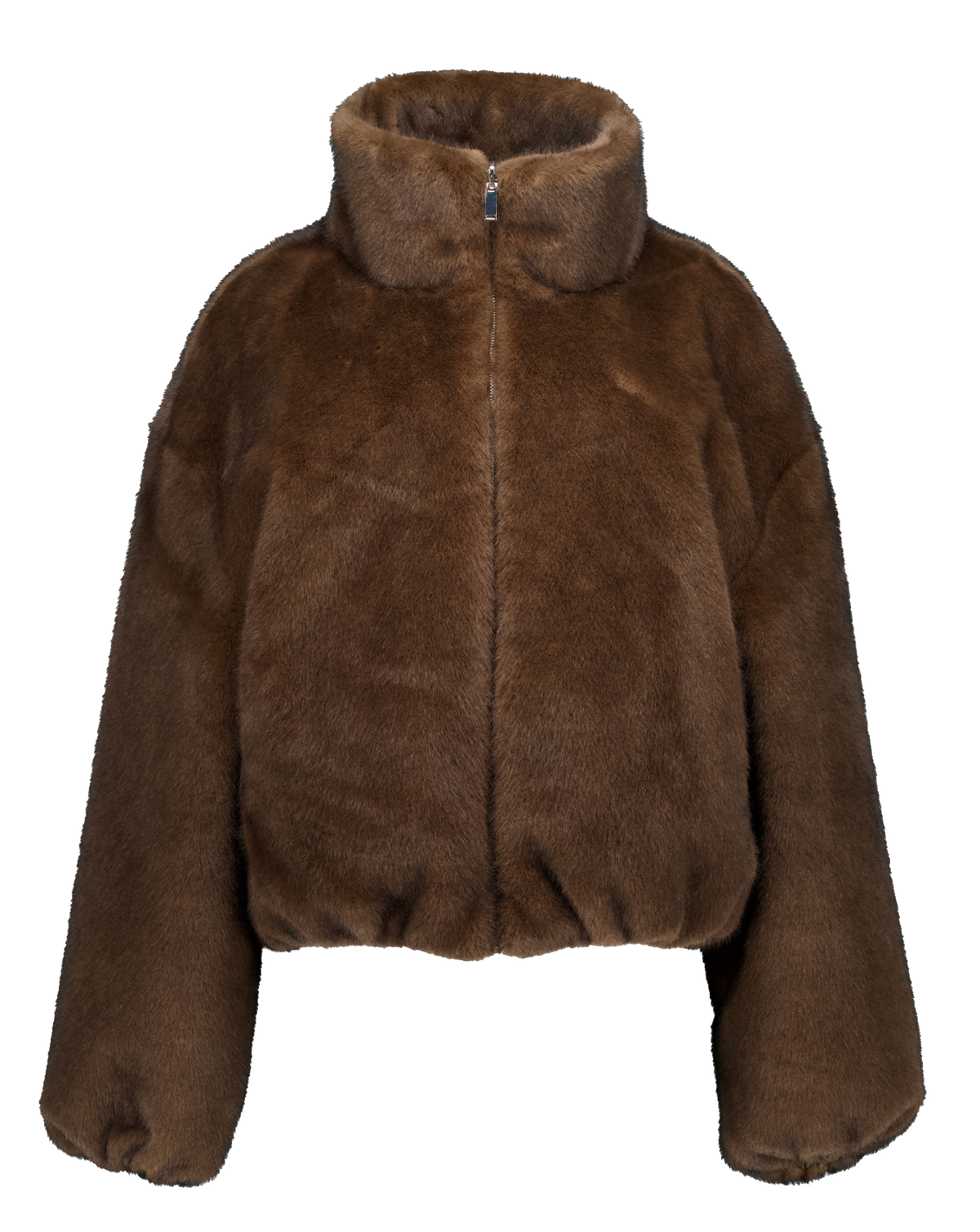 ALTER EGO ALLY FAUX JACKET DARK BROWN