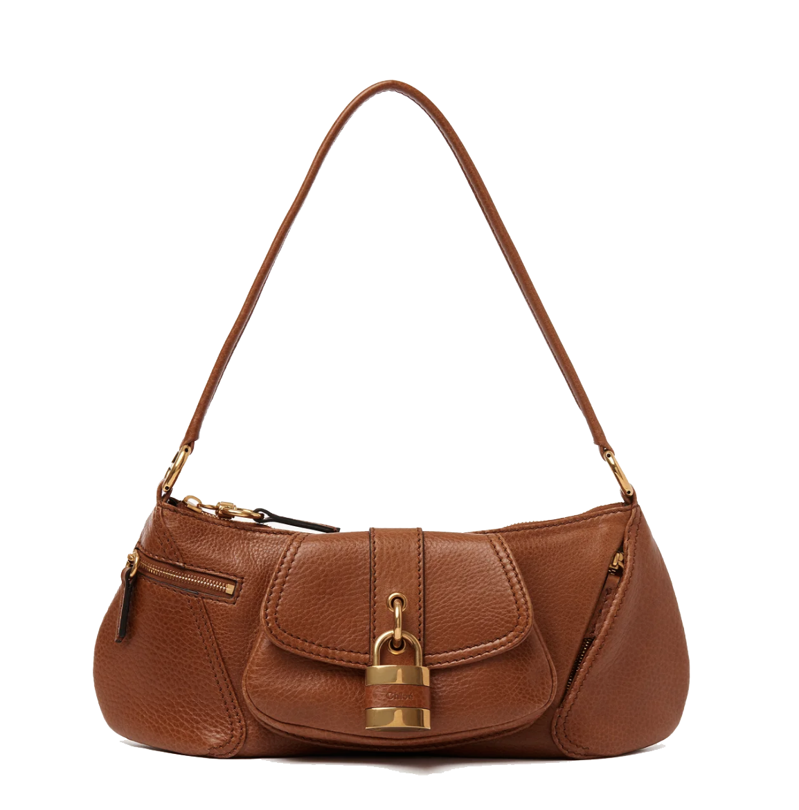 CHLOE 'THE 99' SHOULDER BAG CLAY BROWN