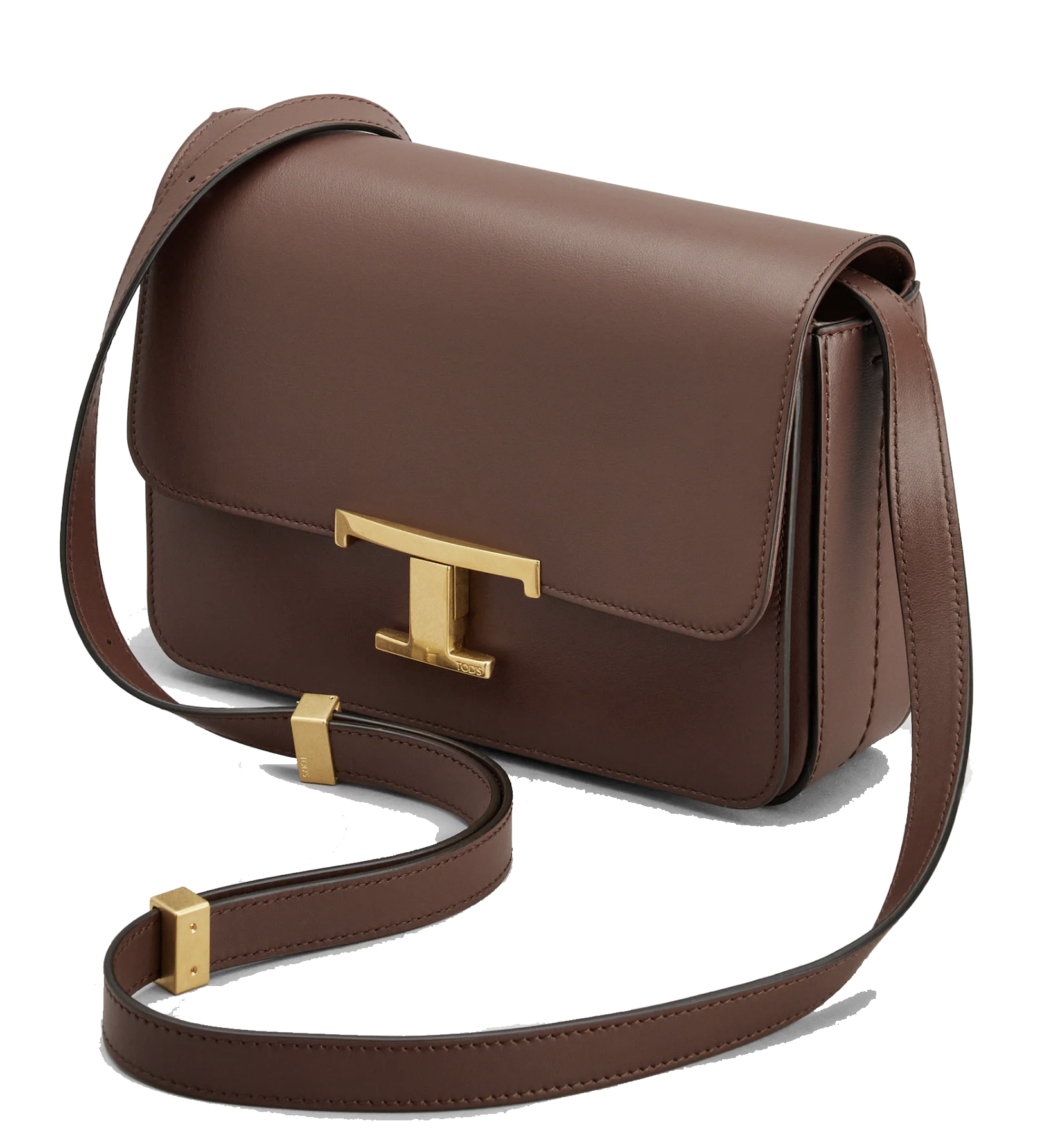 TODS T TIMELESS CROSSBODY BAG BROWN