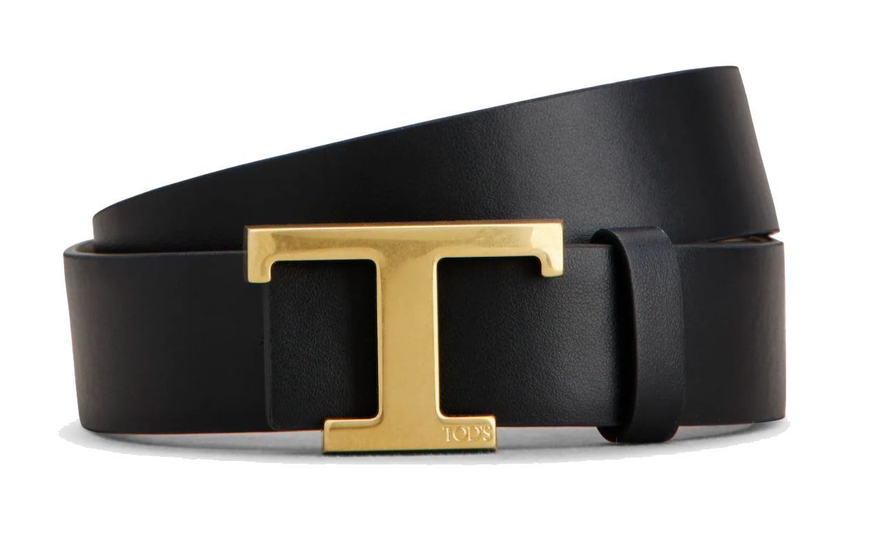 TODS T TIMELESS REVERSIBLE BELT TAUPE