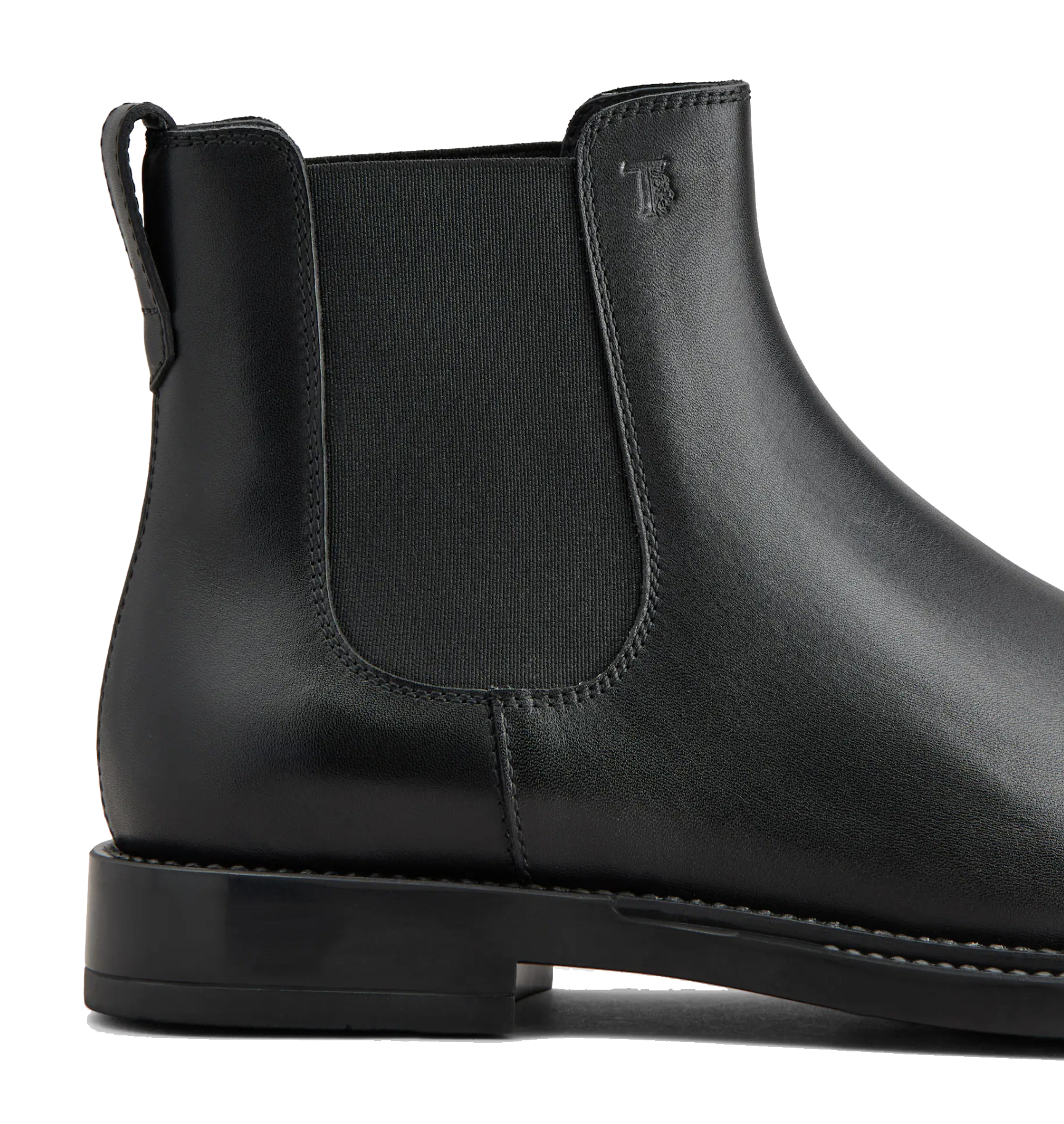 TOD'S ANKLE BOOTS LEATHER BLACK