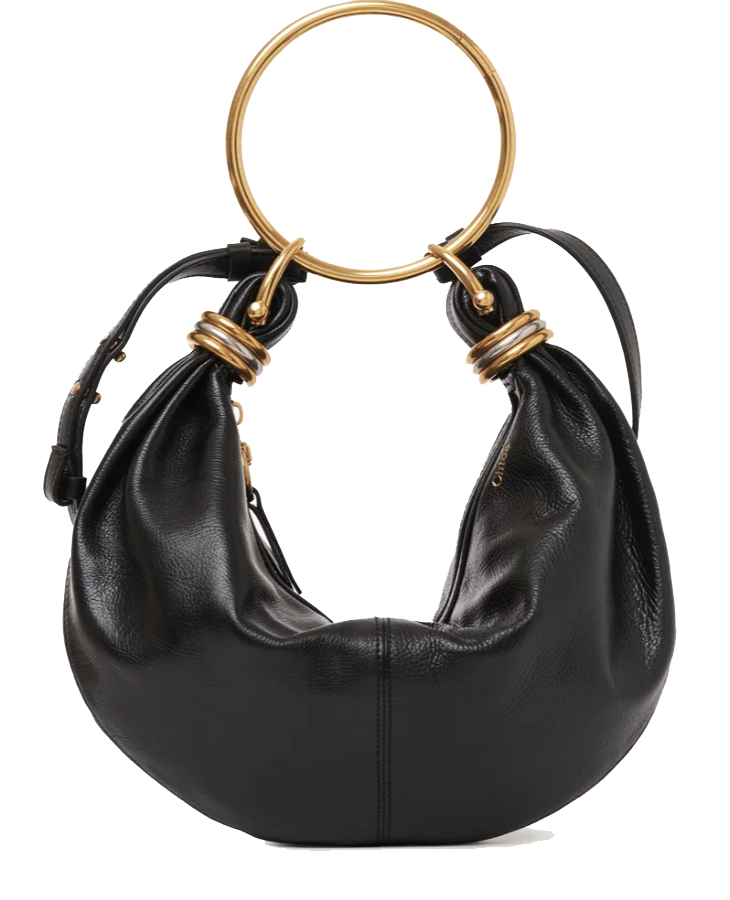 CHLOE SMALL HOBO BRACELET BAG BLACK