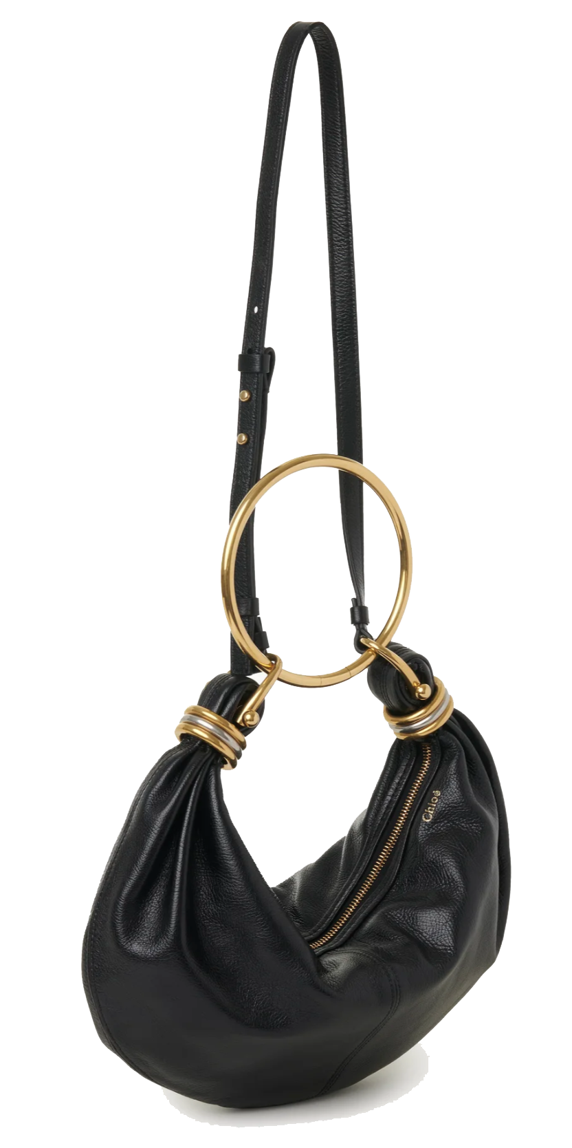 CHLOE SMALL HOBO BRACELET BAG BLACK