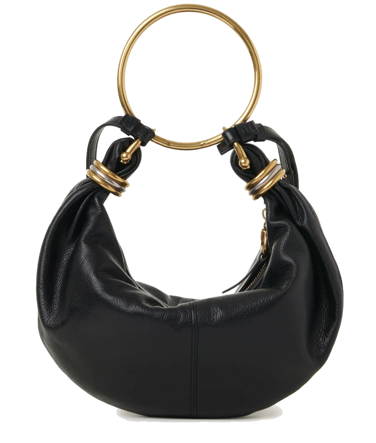 CHLOE SMALL HOBO BRACELET BAG BLACK