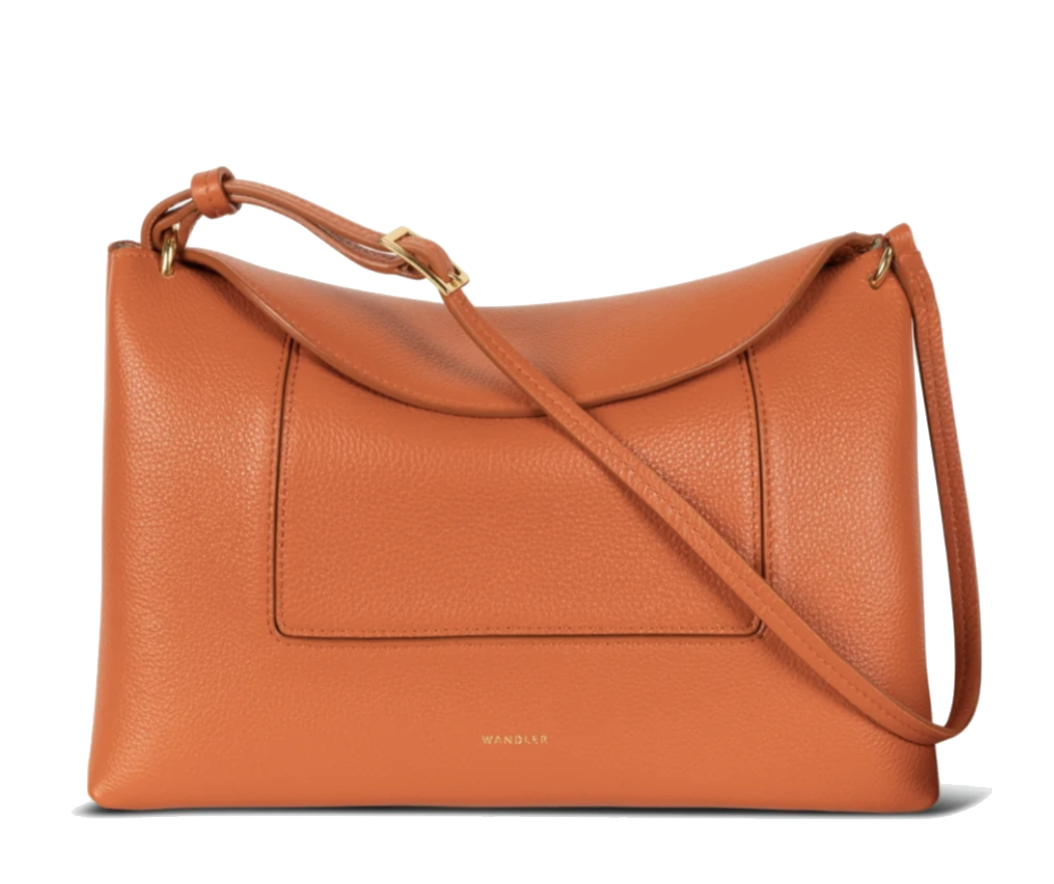 WANDLER PENELOPE SLOUCHY BAG ORANGE CRUST