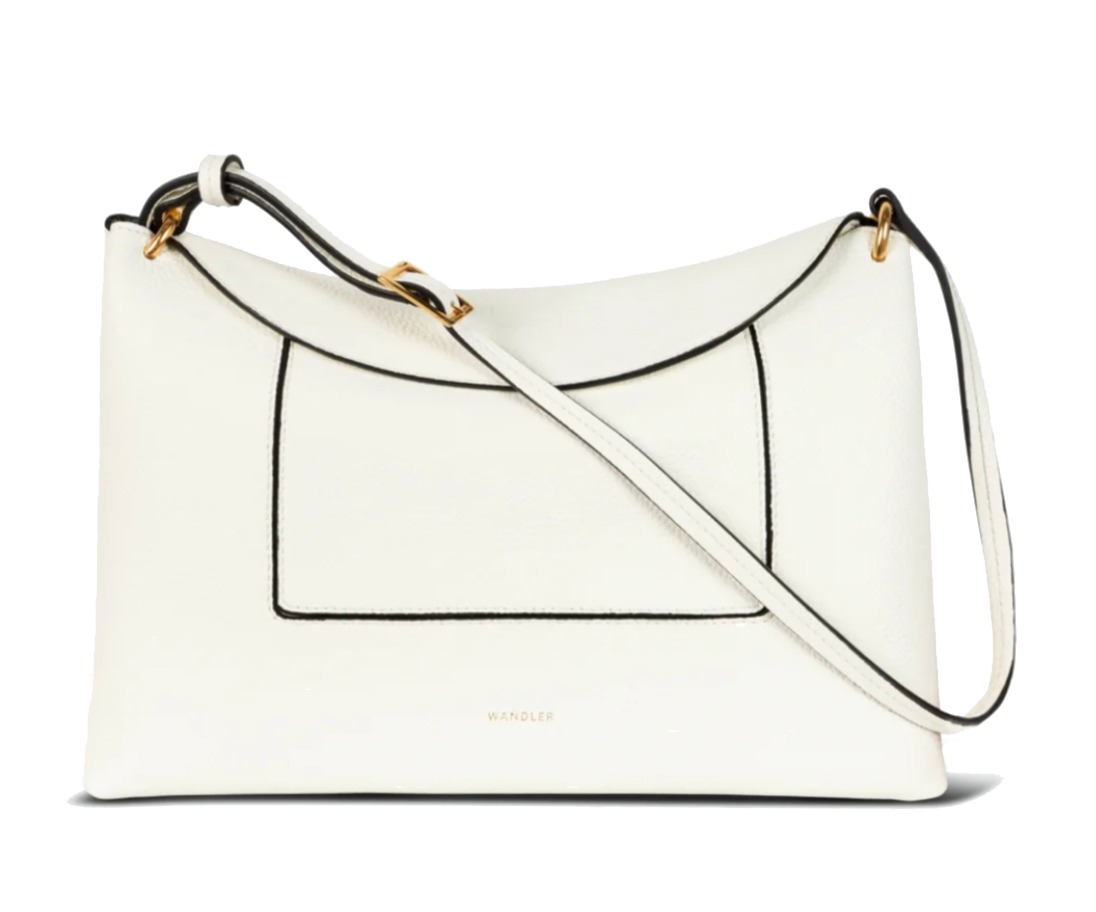 paul warmer WANDLER PENELOPE SLOUCHY BAG WHITE CRUST Alleen vandaag |  Schoenen, image size:1096x912