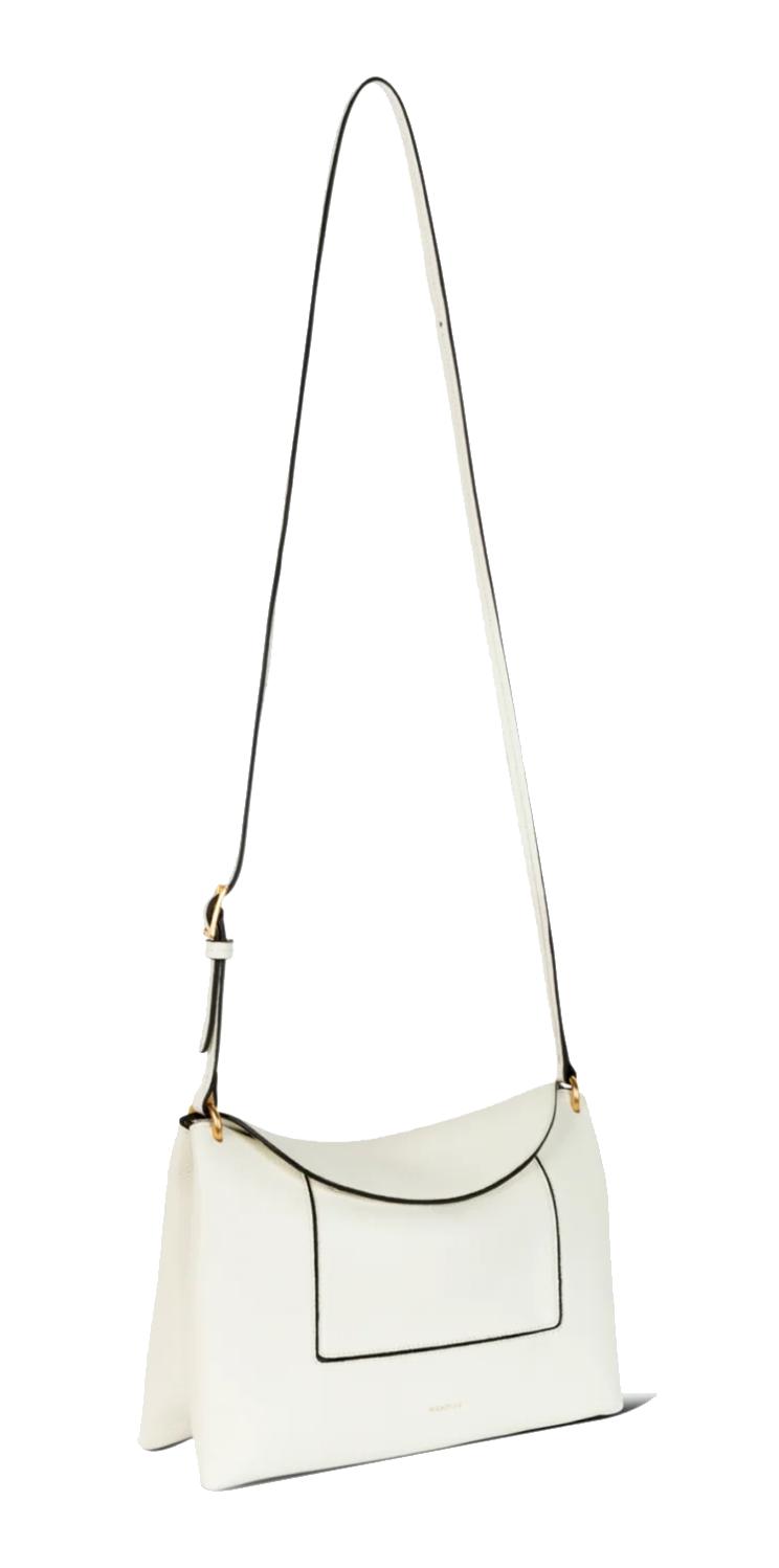 WANDLER PENELOPE SLOUCHY BAG WHITE CRUST