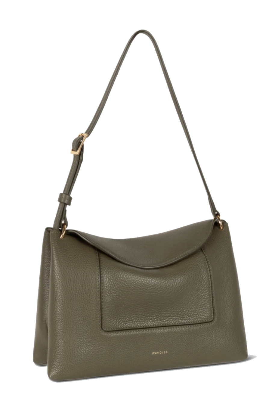 WANDLER PENELOPE SLOUCHY BAG OLIVE CRUST