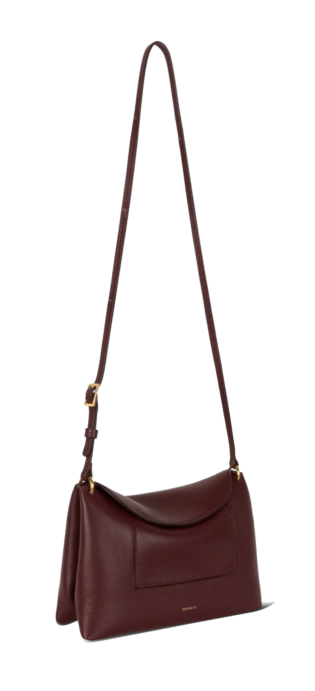 WANDLER PENELOPE SLOUCHY BAG ACAI CRUST