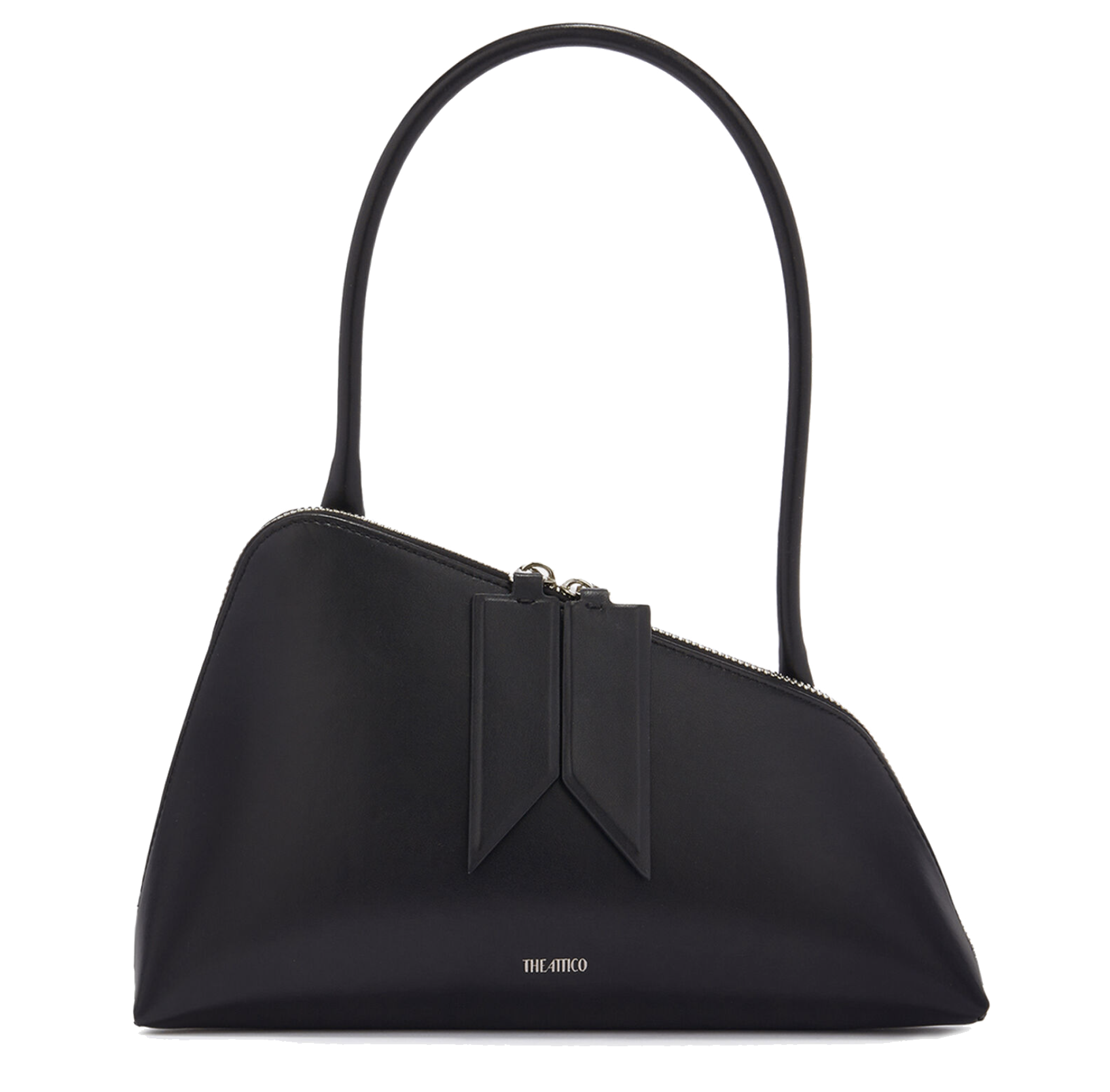 THE ATTICO SUNRISE SHOULDER BAG BLACK