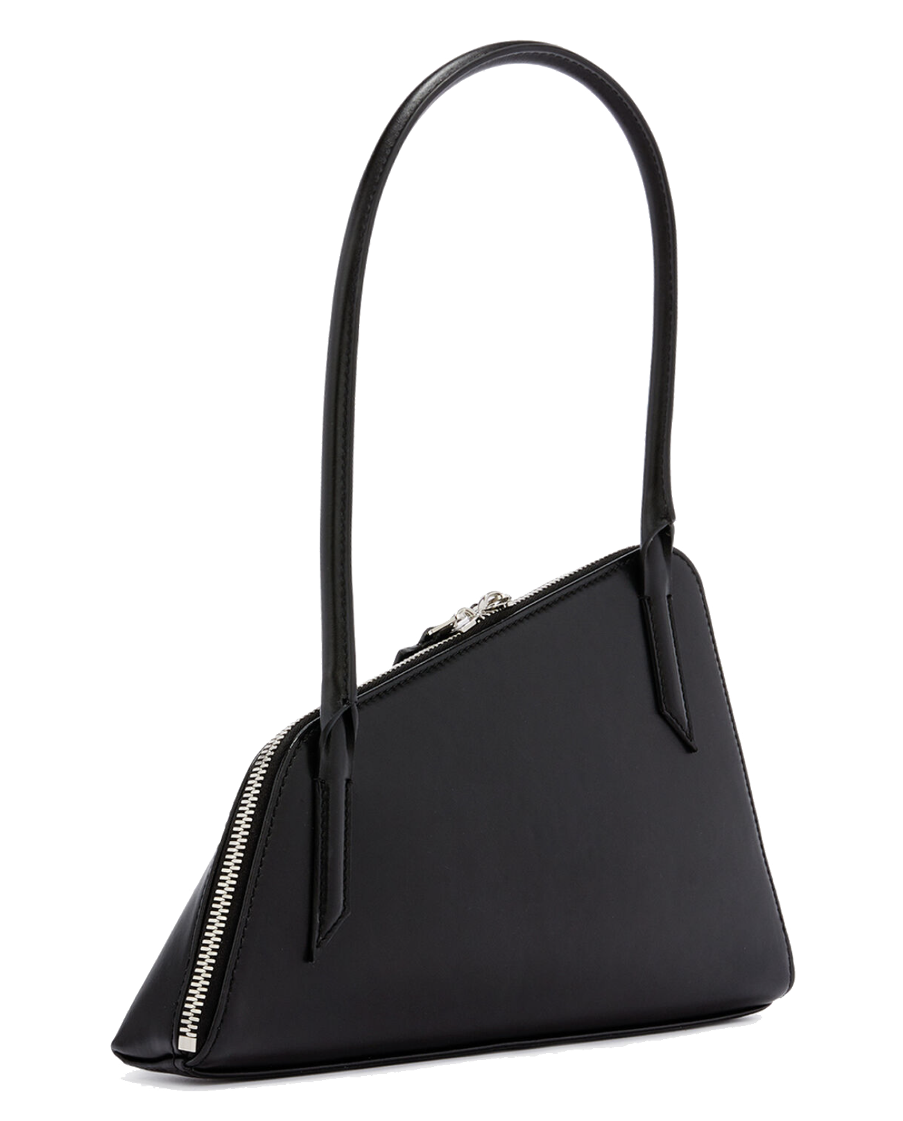 THE ATTICO SUNRISE SHOULDER BAG BLACK