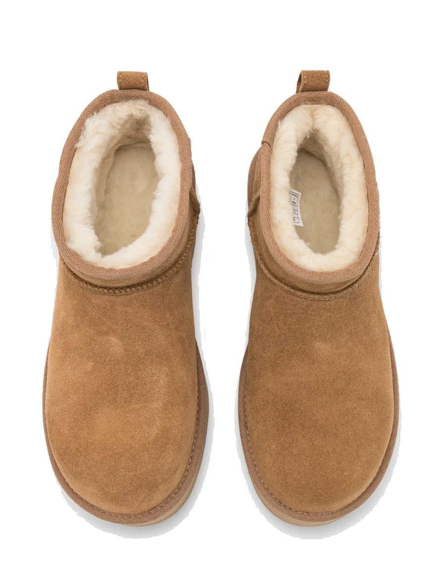 UGG CLASSIC ULTRA MINI PLATFORM CHESTNUT