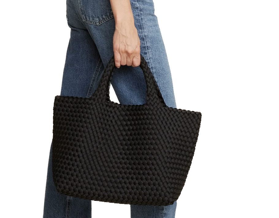 NAGHEDI ST BARTHS MEDIUM TOTE ONYX