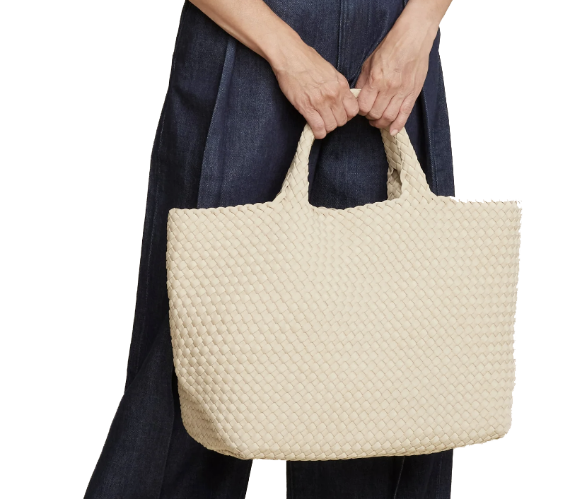 NAGHEDI ST.BARTHS LARGE TOTE ECRU