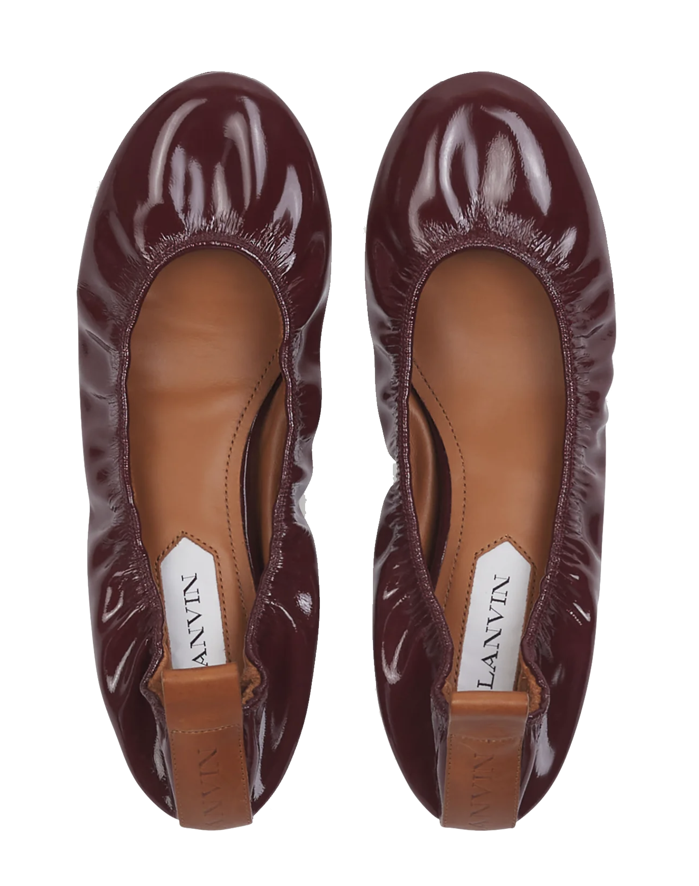 LANVIN  BALLERINA BORDEAUX