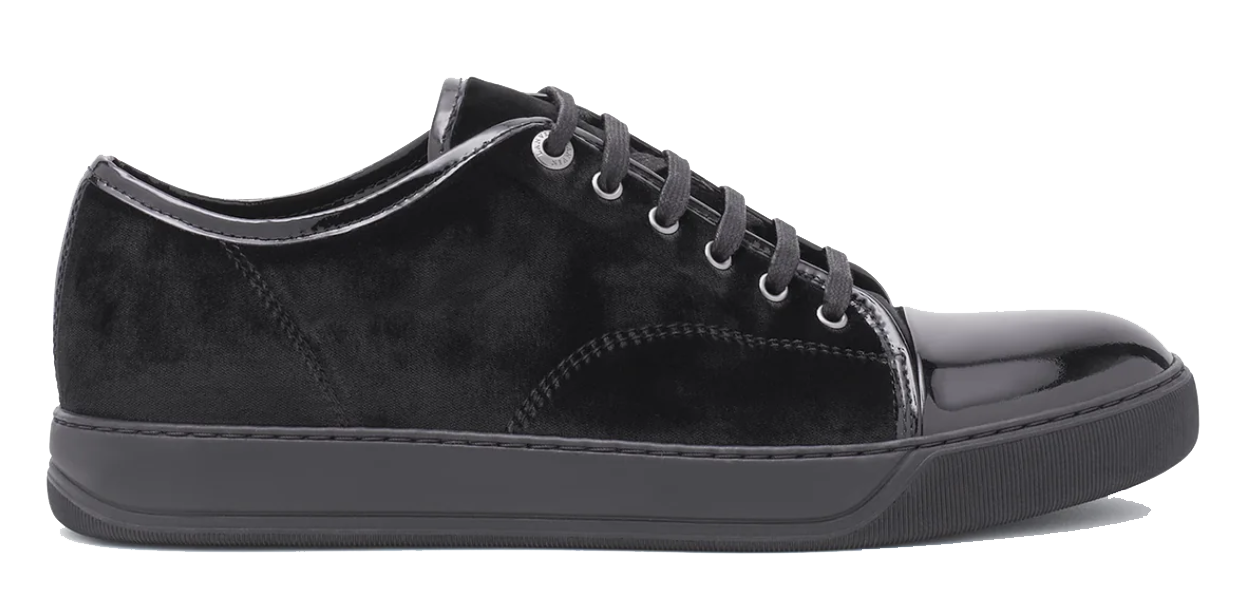 LANVIN DBB1 SNEAKER VELVET BLACK