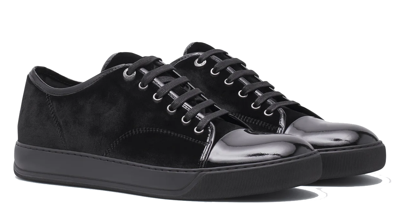 LANVIN DBB1 SNEAKER VELVET BLACK